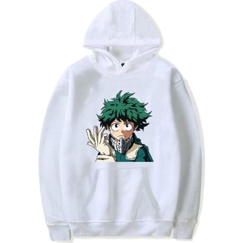 My Hero Academia Hoodie Bakugou Deku Shoto Todoroki Pullover Sweatshirts Boku No Hero Academia Casual Hoodies Tops