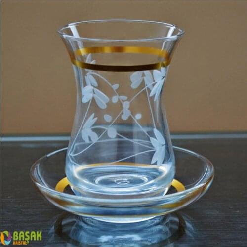 Turkish Tea Cup Large Ajda Palm Tea Team 12 Pcs Traditional Turkish Tea Coffee Set Turkish Arabic Russian British Tea cup Five Tea