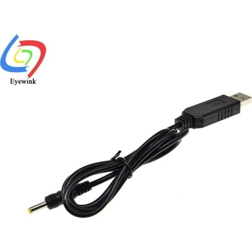USB Port to 4.0*1.7mm 12V DC power boost line USB charging line car charger connecting line 1m