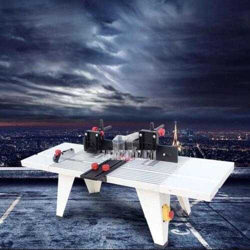 JRT-6136A Woodworking Workbench Engraving Machine Workbench Small Trimming Electromechanical Wood Milling/ Flip-chip Workbench