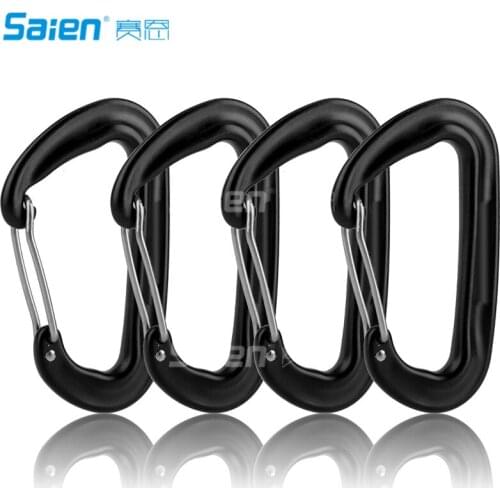 Carabiner Clip,12kN Aluminium Alloy Carabiners,Heavy Duty Clips 2645lbs/1200kg,Perfect Gear for Hammocks Keyring and Utility