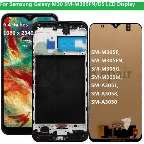 6.4'' incell LCD For Samsung Galaxy M30 2019 M30 M305 M305F M305DS LCD Display Touch Screen Digitizer Assembly Replacment Parts