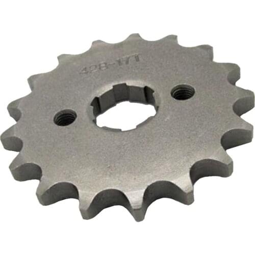 1 Piece 17T 428 Front Wheel Bearing 20mm 428 Chainring Front Sprocket