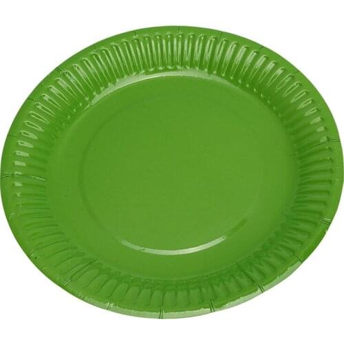 10PCS/18cm Montessori Educational DIY Colorful Round Disposable Paper Plates Children DIY Paintings Creative Early Learning Toys