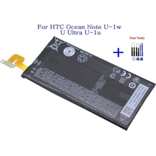 1x 3000mAh B2PZF100 Replacement Battery For htc Ocean Note U-1w U Ultra U-1u Batteries + Repair Tools kit