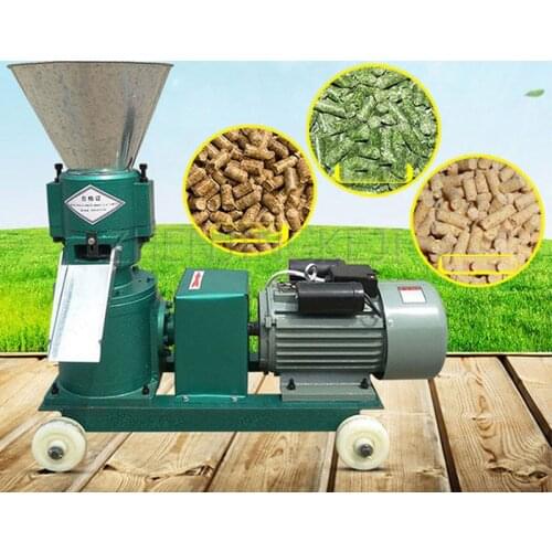 220V380V Small Feed Pellet Machine Home Farming Fully Automatic Wide Practicability Feed Pelletizer High Horsepower Copper Motor