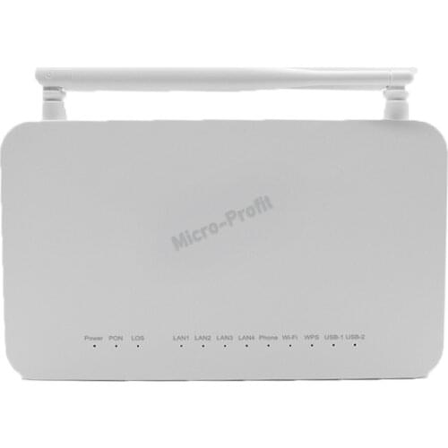 4PCS New Original ZXA10 F670L Gpon ONU 4GE+1VOIP+USB+WIFI 2.4&5G English Firmware FTTH Fiber Optical Terminal ONT no power