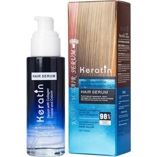 80ml Water Treatment Conditioner for Damaged Hair Portable Styling Essence