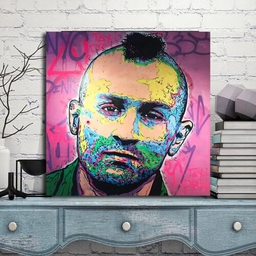 Alec Monopolyingly Graffiti Illustration Wall Art Canvas Painting Street Poster Print HD Picture for Living Room Home Decor