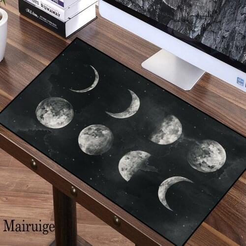 Moon Planet Large Mouse Pad Keyboard Overlay Desk Mat Desktop Computer Accessories Gaming Mousepad PC Laptop Carpet Decoration