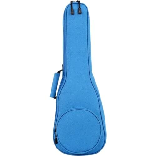 Round Pocket Ukulele Case 10mm Sponge Portable Waterproof Ukulele Bag Cover Cute Ukulele Backpack