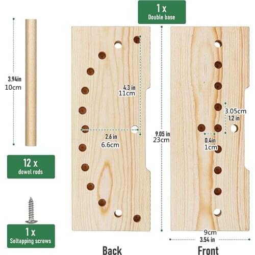 Multipurpose Bow Maker for Ribbon Wooden Tool for DIY Crafts Valentines Day Dropship