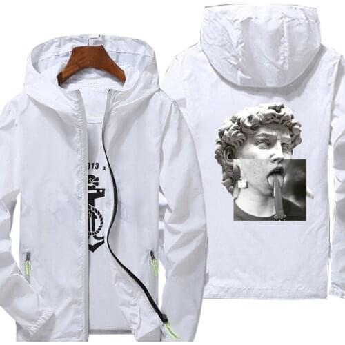 Mens Quick Dry Coat MICHELANGELO Sunscreen Waterproof UV Women thin Outwear Ultra-Light Windbreake Jacket