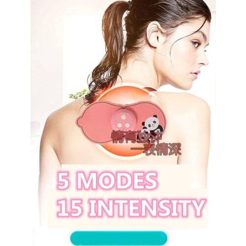 NEW USB Electric Body Vibrating Massager Wireless EMS Tens Electric Pulse Treatment Mini Massager Neck and Back Massage