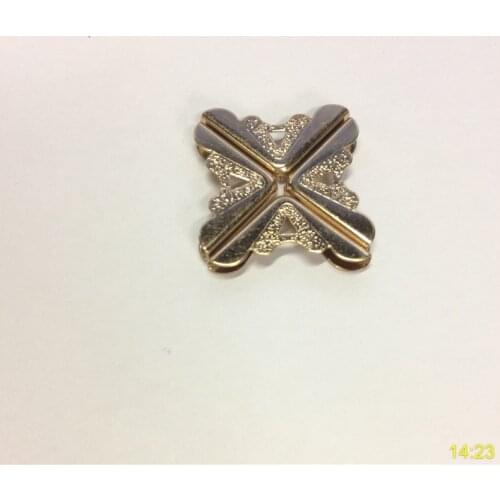 Folder Corner Protectors,Rose Gold Book Scrapbook Albums,17mmx17mm,200Pcs