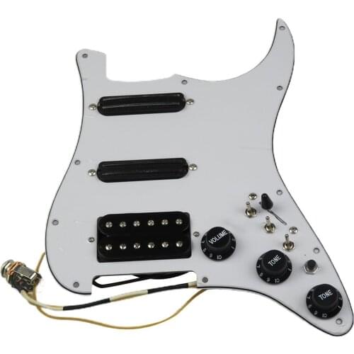 Prewired loaded Pickguard Guitar Pickups Humbucker Pickups Alnico 5 HSS Wiring Harness Push-Pull Single Cut Set For /Strat