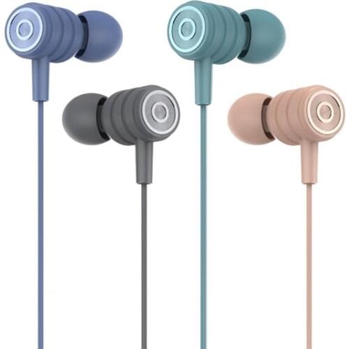Y01 Wired Earphone In-ear Heavy Bass Line Control 3.5mm 5D Surround Stereo Sound Earphone for Sports