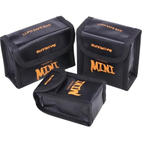 Drone Mavic Mini/ Mini 2 Battery Storage Bag LiPo Safe Bag for DJI Mini/Mini 2 Accessories