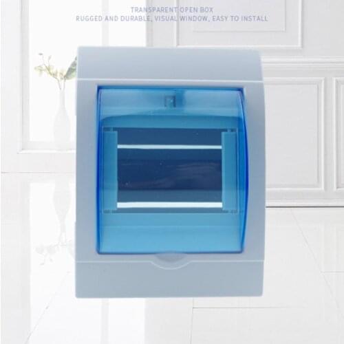 Waterproof Plastic Electrical Distribution Box Home Switch Protective Case for 2-3/3-4 Ways Wall Mounted Circuit Breaker