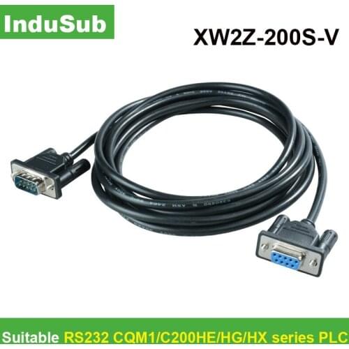 XW2Z-200S-V PLC Programming Cable CQM1/C200HE/HG/HX Series RS232 Interface DB9 male to DB9 Female FAST SHIPPING