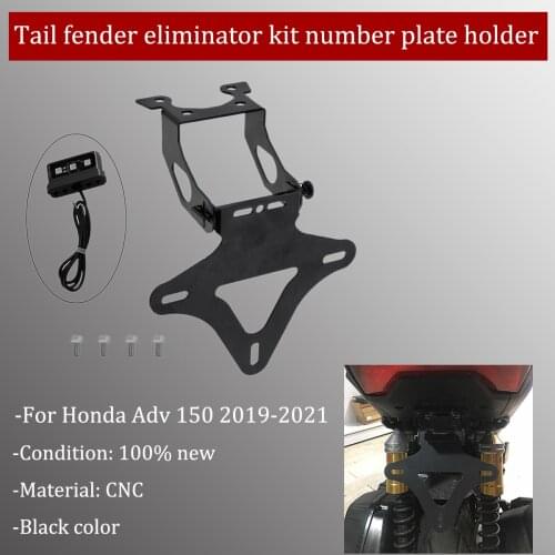 MTKRACING For HONDA ADV150 ADV 150 neat tail Led taillight fender rear tail bracket license plate rear card 2019-2020