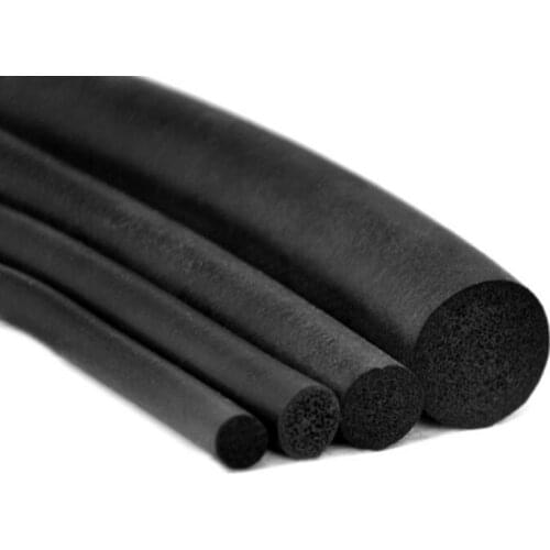 1 Meter round dia 3 4 5 6 7 8 9 10 11 12mm DIY car door seal protector auto door rubber foam sealing filler strip weatherstrip