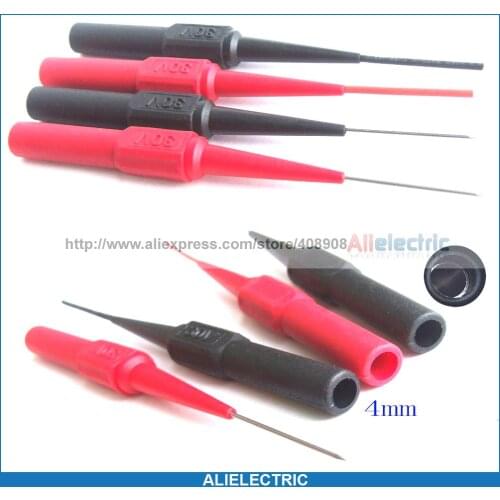 10 pcs Insulation Piercing Needle for IC SMD SMT Test Probes 4mm Banana Plug Jack