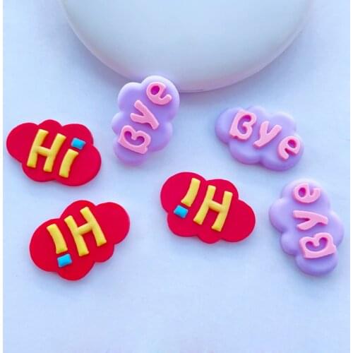 10/20 New Shiny Cute Cartoon Animal Rabbit Flat DIY Crafts Mobile Phone Case Decoration Accessories 028