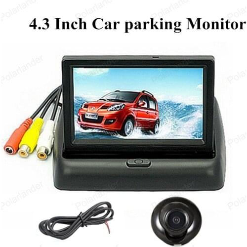 4.3 Inch TFT LCD display Car Parking Monitor DC 12V For HD 360 CCD Car Parking Reverse Camera