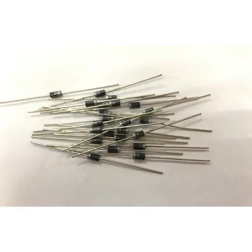 50PCS 1N5817 1N5819 1N5399 1N4937 1N4004 1N4001 1N4007 UF4007 HER107 FR207 FR157 FR107 RL207 DO-41 rectifier diode