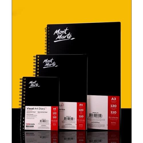 A3/A4/A5 110gsm Watercolor Sketchbooks for Drawing Paper Portable Coil Album Markers Painting Book Pad Art Artists Supplies