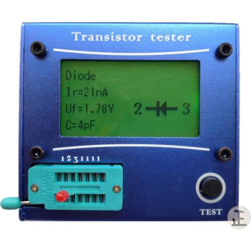 Mega328 M328 LCR-T4 12846 LCD Digital Transistor Tester Meter Backlight Diode Triode Capacitance ESR