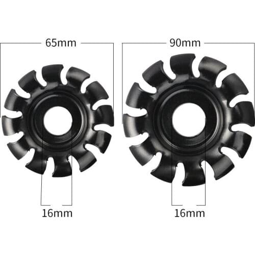 12 Teeth 65/90mm Wood Carving Disc High Hardness Angle Grinder Accessories Wood Shaping Wood Carving Disc Woodworking Tools Hot