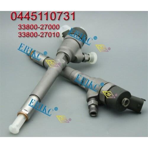 ERIKC 0 445 110 731 Diesel Injector 0445 110 731 Common Rail Auto Fuel Inejction 33800-27010 Fuel Pump Injectors 0445110731