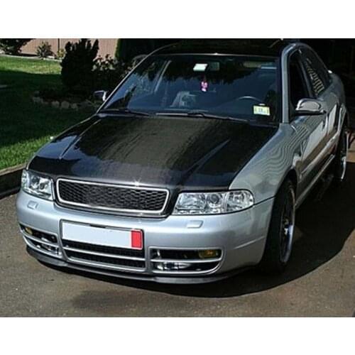 For AUDI A4 / S4 / RS4 For B5 CUPRA R FRONT SPOILER BUMPER LIP Euro Spoiler Lip Universal 3 pcs Body Kit