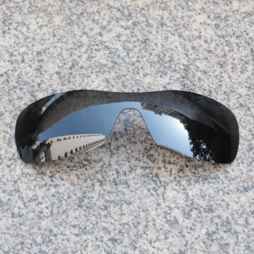 E.O.S Polarized Enhanced Replacement Lenses for Oakley Antix Sunglasses - Black Chrome Polarized Mirror