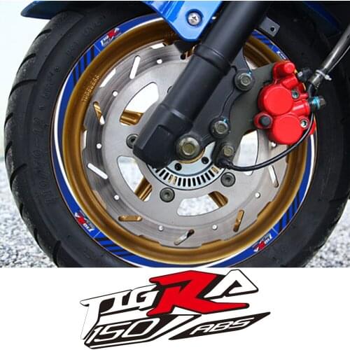 KODASKIN Motorcycle 2D Wheel Decals Rim Stickers Set for PGO TIGRA 150 ABS
