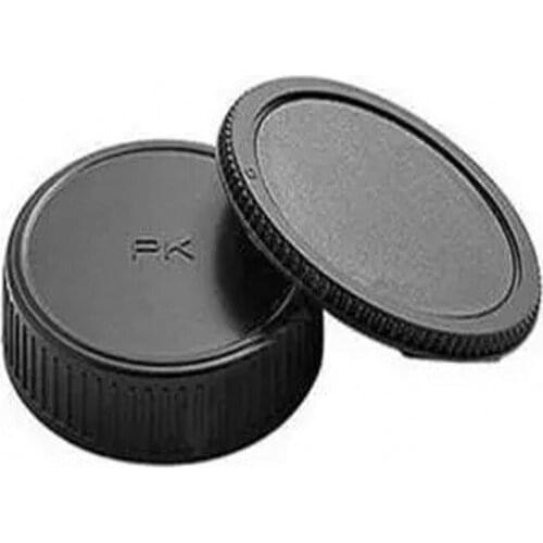 Lightweight Camera Body Front Cap + Lens Rear Cap Protective Cover for Pentax KR K5 K7 K100 K200 K3 Camera Replacement Parts