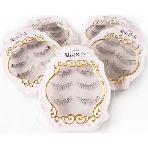 3PCS Long Lasting Eyelashes Daily Makeup False Eyelashes Extension Handmade Reusable Natural Eyelash Popular Upper False Lashes