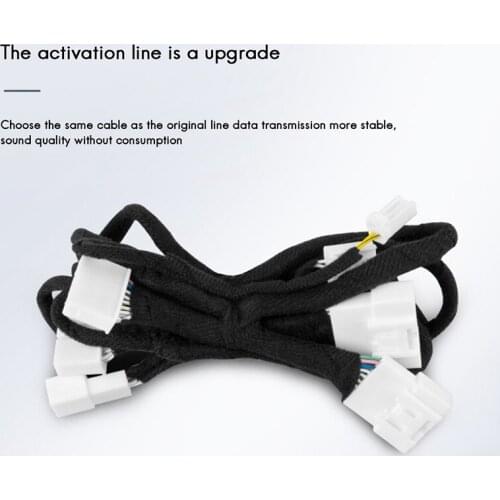 NEW-Car Speaker Cable Modification 8 Liters 14 Audio Activation Upgrade for Tesla Model 3