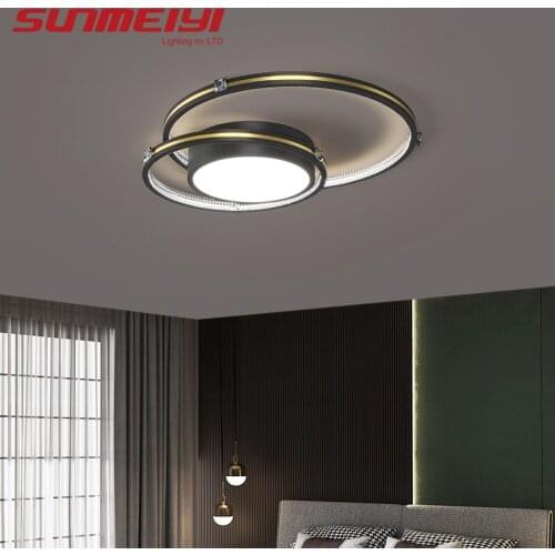 New Ceiling Lights Led Room Light For Bedroom Dining Room Creative Round Ceiling Lamp Nordic Living Room Lamp deco plafonnier