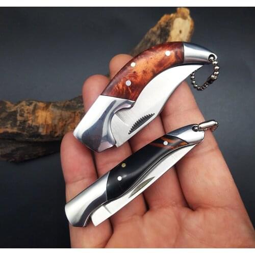 High Hardness Mini Folding Blade Knife Outdoor Survival Multifunctional Portable Self Defense Knife Camping Pocket Knives Tools