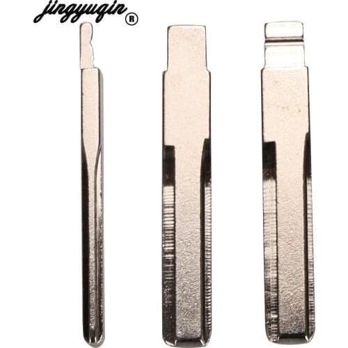 Jingyuqin 10pcs/Lot Replacement Car Key Uncut HU43 Blade Fob For Opel Vectra Astra Zafira Remote Control KD Key Blade