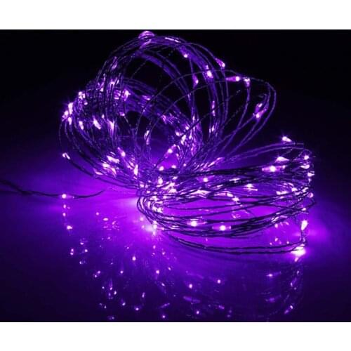 Solar Copper Wire String Christmas Led Lights Outdoor Garden Waterproof Lawn Party Decorative Lights String