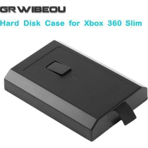 For Microsoft Xbox 360 Slim Hard Disk Case XBOX360 HDD Hard Drive Box for XBOX 360 Slim Enclosure Cover Shell HDD Holder Bracket