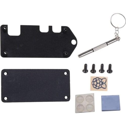 1Set ZV2 Aluminum Protective Case Metal Enclosure Shell for Raspberry Pi Zero W