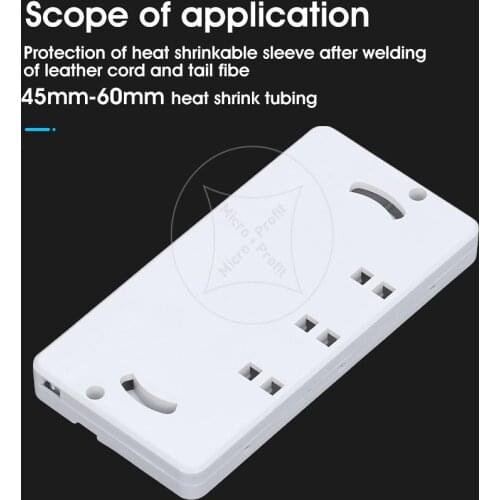 10pcs Drop cable protection box 2 into 2 out Optical fiber Protection box heat shrink tubing to protect fiber splice tray