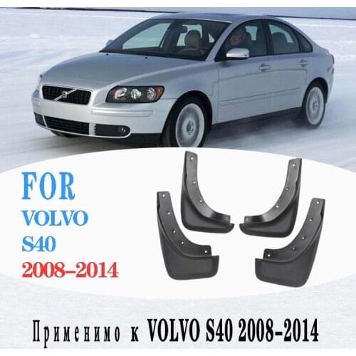 Mud flaps for Volvo s40 mudguard fenders volvo s40 Mud flap splash Guard Fender S40 mudguards car accessories Front Rear 4 PCS