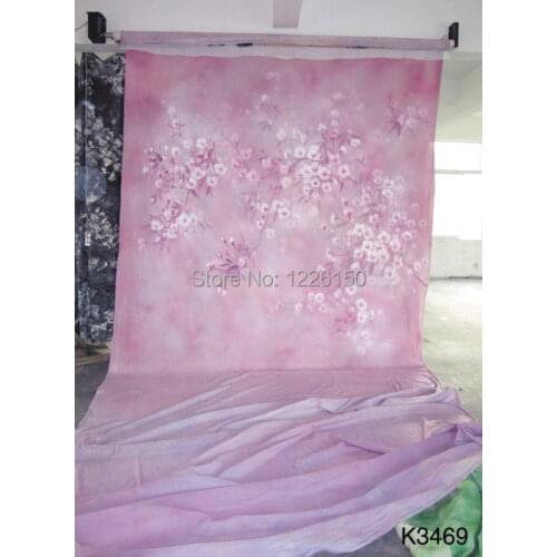 5ft*7ft Hand Painted cloth Backdrop, fundos photography K3469,muslin flower photographic background,photography backdrops
