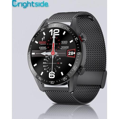 Brightside SK7 Smart Watch Men Bluetooth Call Custom Dial Touch Screen Waterproof Smart Clock Heart Rate Sports Fitness Tracker